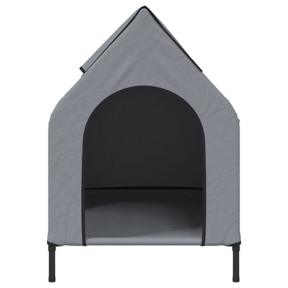 vidaXL Niche pour chien anthracite tissu Oxford et acier