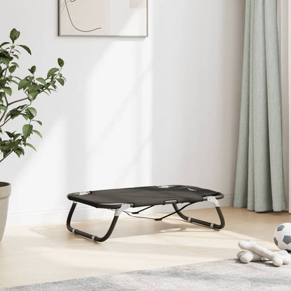 vidaXL Lit pour chien pliable anthracite tissu Oxford et acier