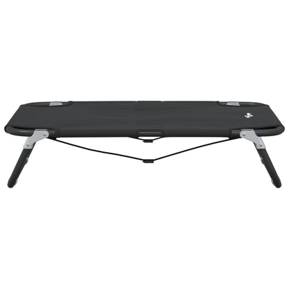 vidaXL Lit pour chien pliable anthracite tissu Oxford et acier