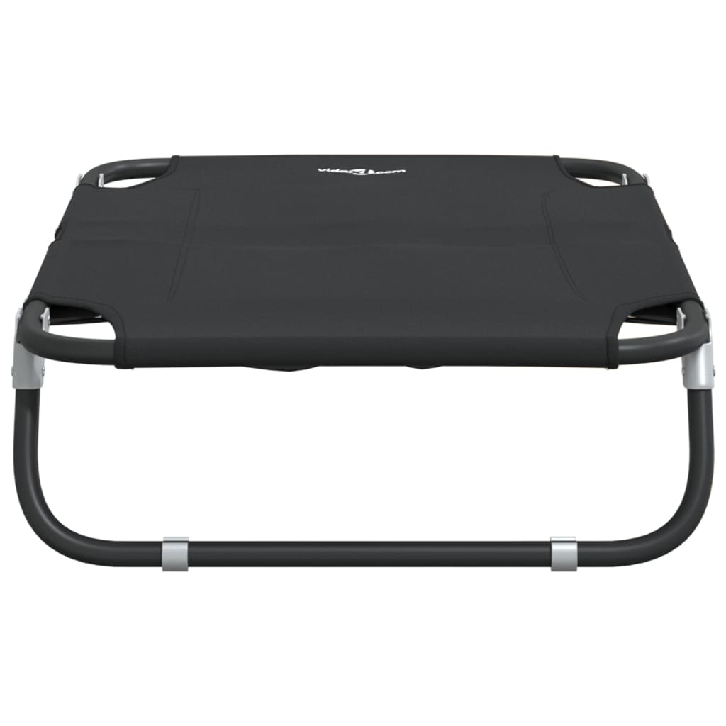 vidaXL Lit pour chien pliable anthracite tissu Oxford et acier