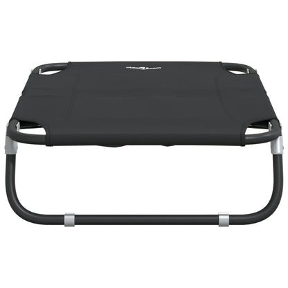 vidaXL Lit pour chien pliable anthracite tissu Oxford et acier