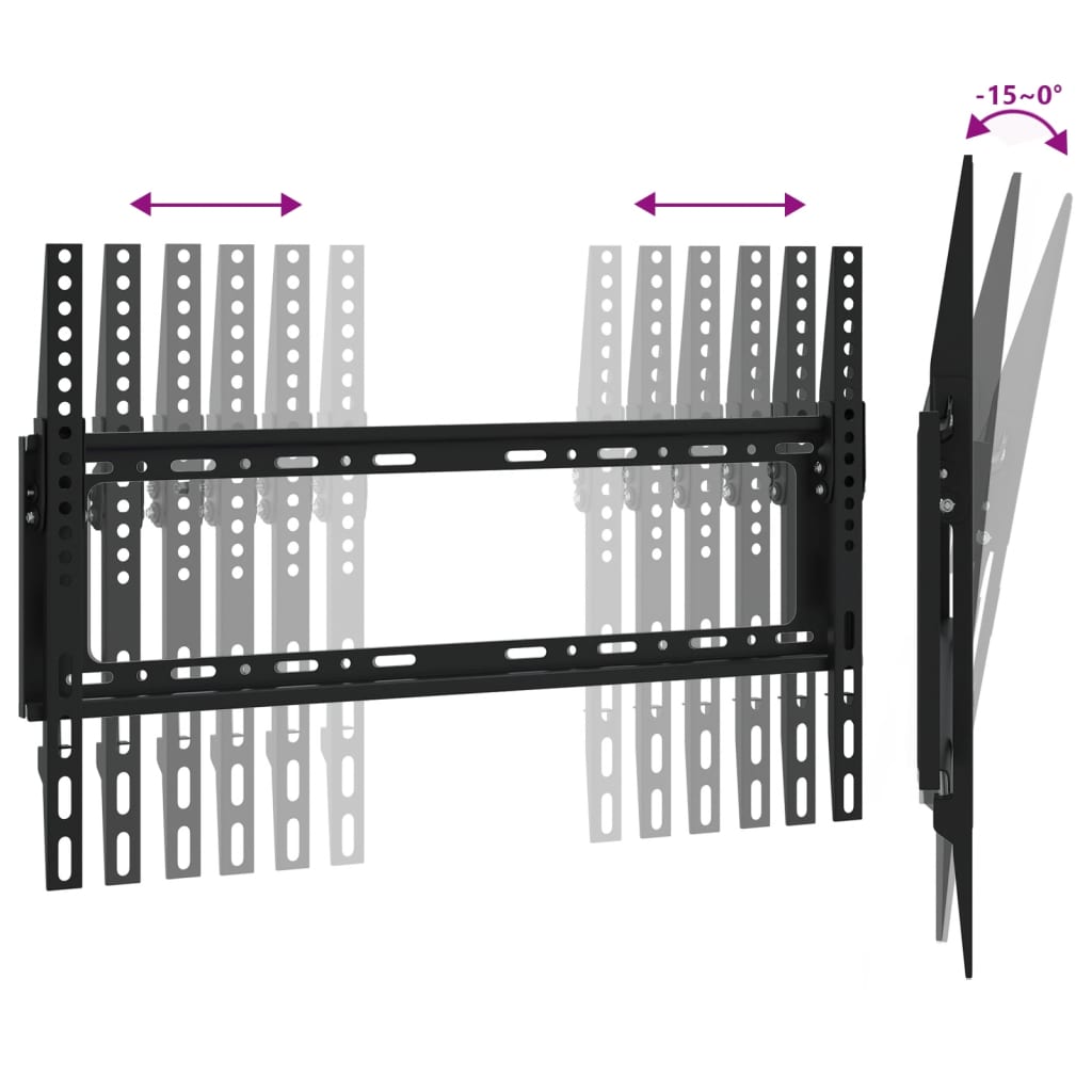 vidaXL Support TV mural pour écran 26-63 pouces Max VESA 600x400 mm