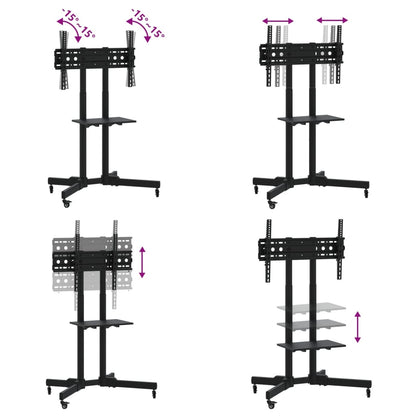 vidaXL Meuble TV sur roulettes pour écran 32-70 pouces max VESA