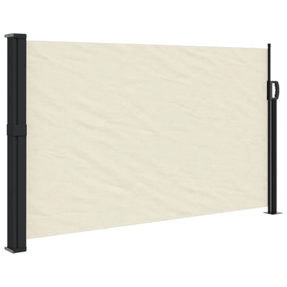 vidaXL Auvent latéral rétractable crème 120x300 cm