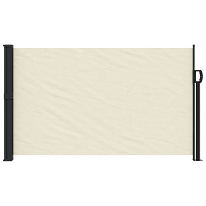 vidaXL Auvent latéral rétractable crème 120x300 cm