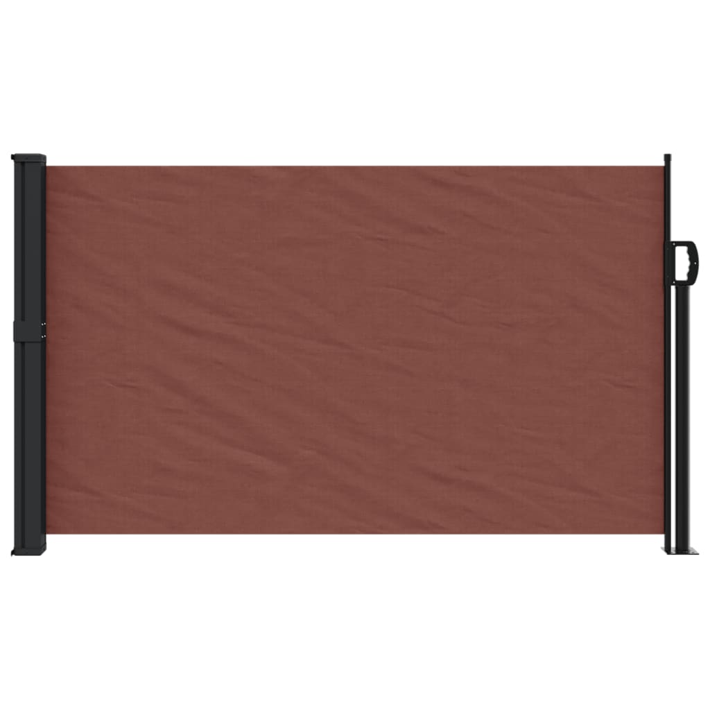vidaXL Auvent latéral rétractable marron 120x300 cm