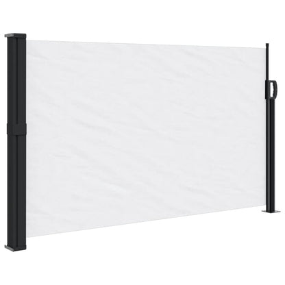 vidaXL Auvent latéral rétractable blanc 120x300 cm