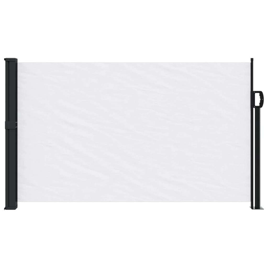 vidaXL Auvent latéral rétractable blanc 120x300 cm