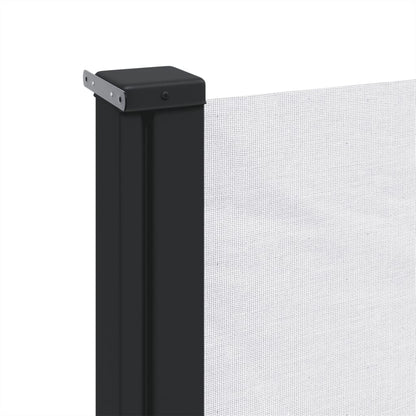 vidaXL Auvent latéral rétractable blanc 120x300 cm