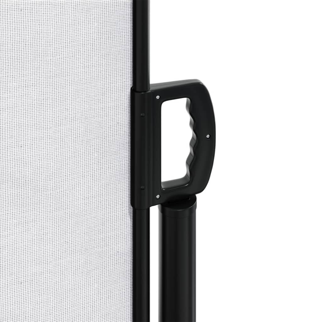 vidaXL Auvent latéral rétractable blanc 120x300 cm