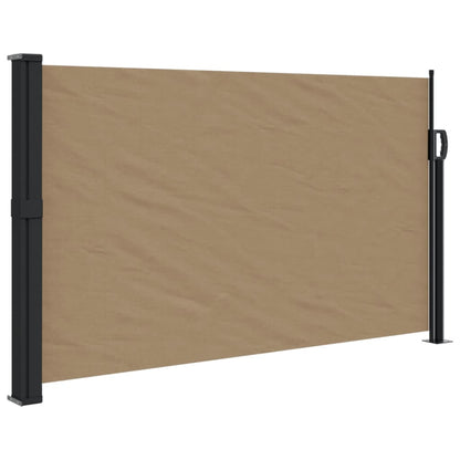 vidaXL Auvent latéral rétractable taupe 120x300 cm