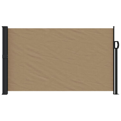 vidaXL Auvent latéral rétractable taupe 120x300 cm
