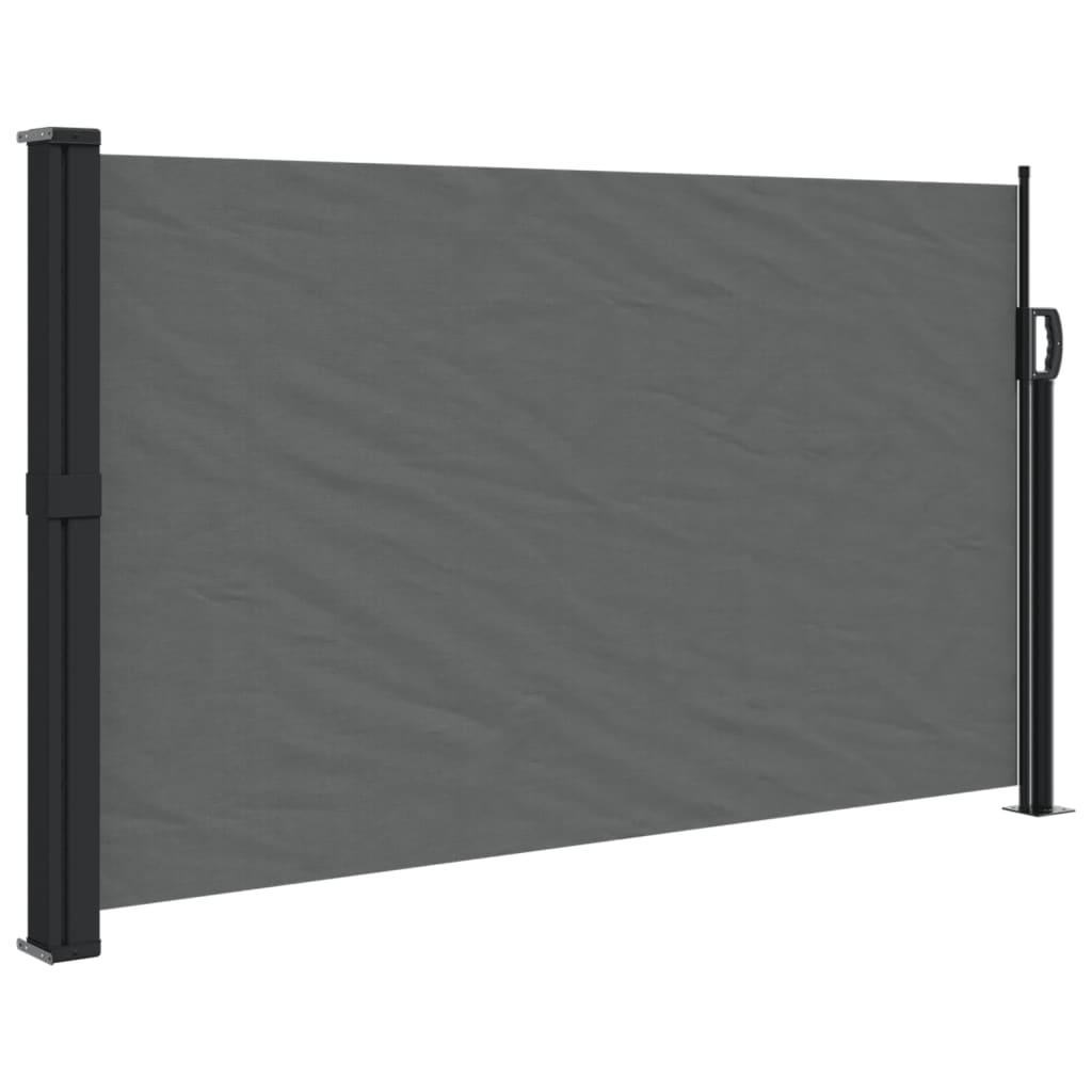 vidaXL Auvent latéral rétractable anthracite 120x300 cm