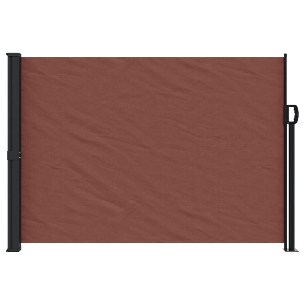 vidaXL Auvent latéral rétractable marron 140x300 cm