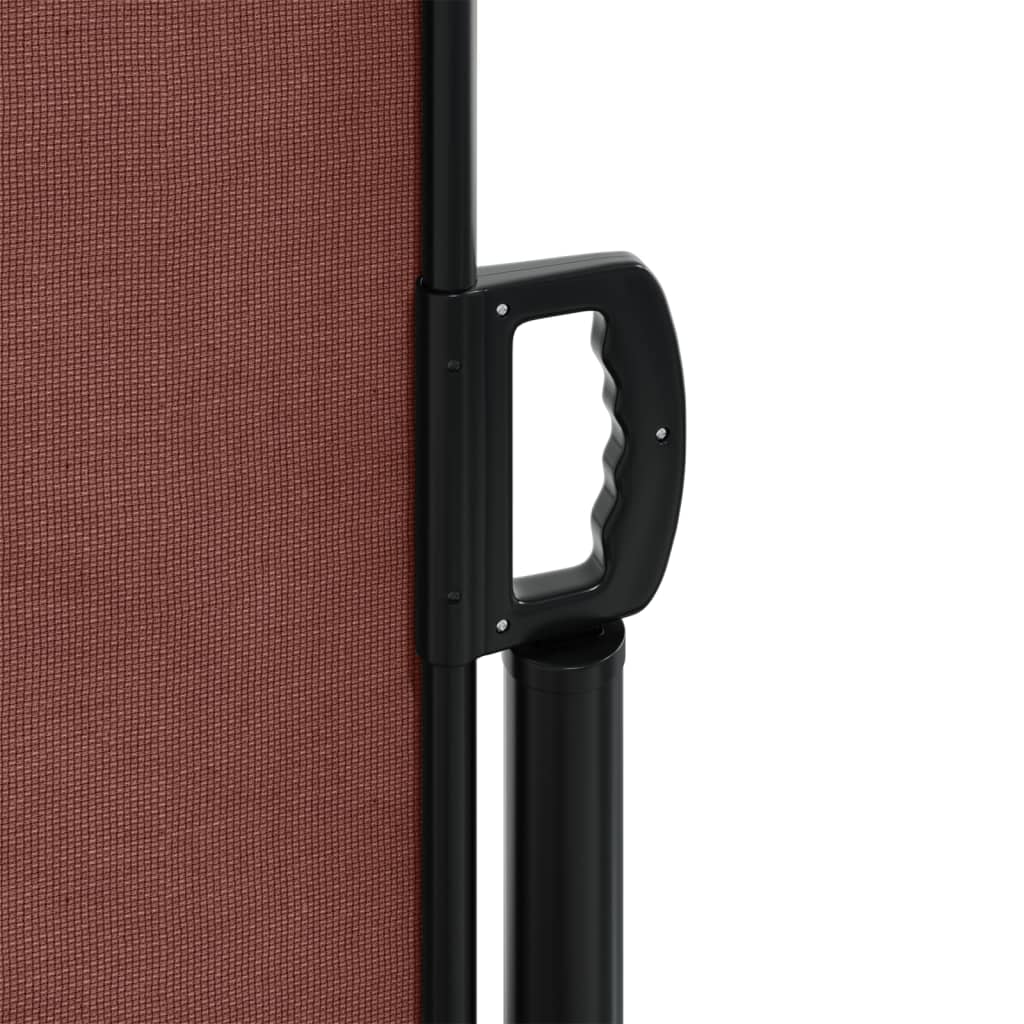 vidaXL Auvent latéral rétractable marron 140x300 cm