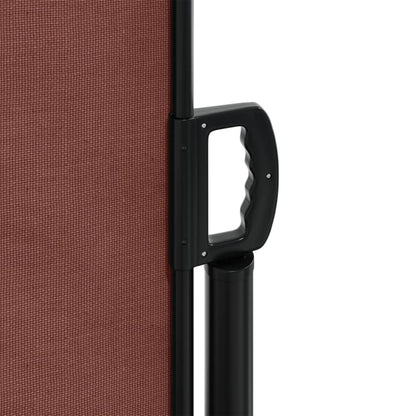 vidaXL Auvent latéral rétractable marron 140x300 cm
