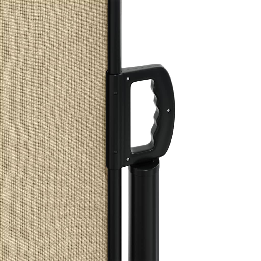 vidaXL Auvent latéral rétractable beige 140x300 cm