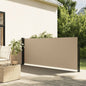 vidaXL Auvent latéral rétractable beige 140x300 cm