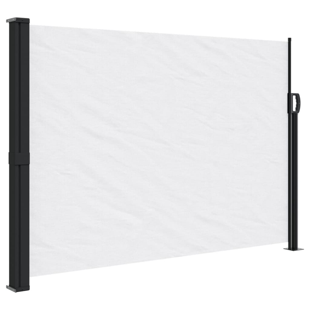 vidaXL Auvent latéral rétractable blanc 140x300 cm