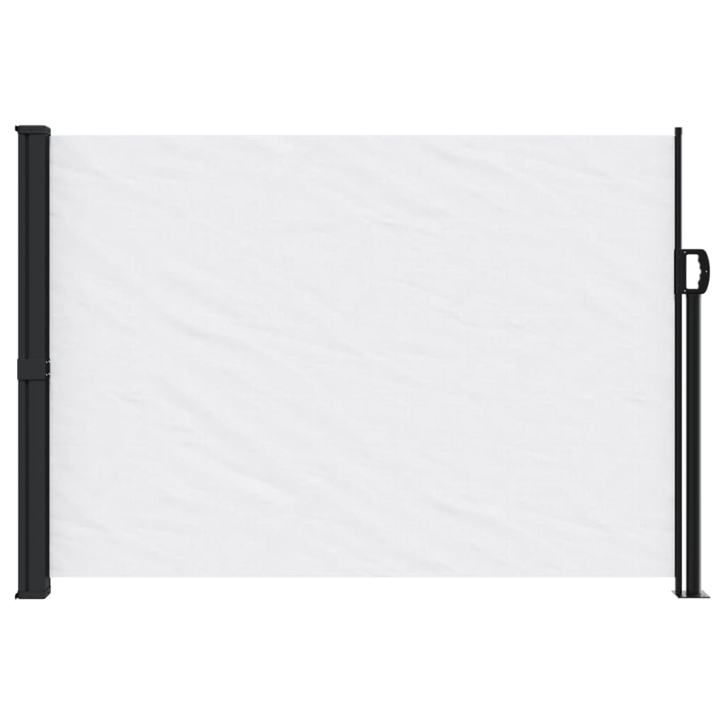 vidaXL Auvent latéral rétractable blanc 140x300 cm