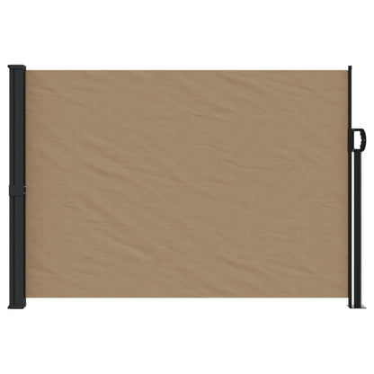 vidaXL Auvent latéral rétractable taupe 140x300 cm