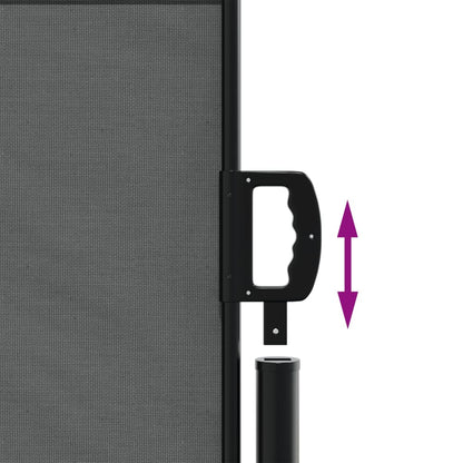 vidaXL Auvent latéral rétractable anthracite 140x300 cm