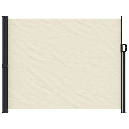 vidaXL Auvent latéral rétractable crème 160x300 cm