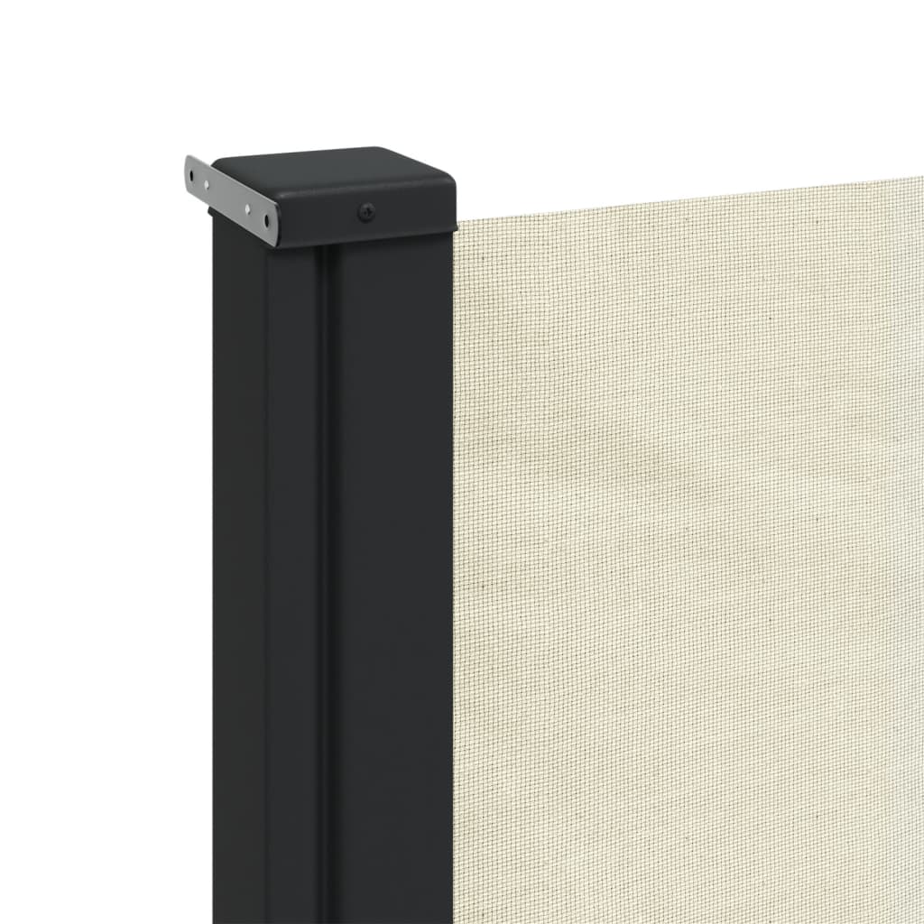 vidaXL Auvent latéral rétractable crème 160x300 cm