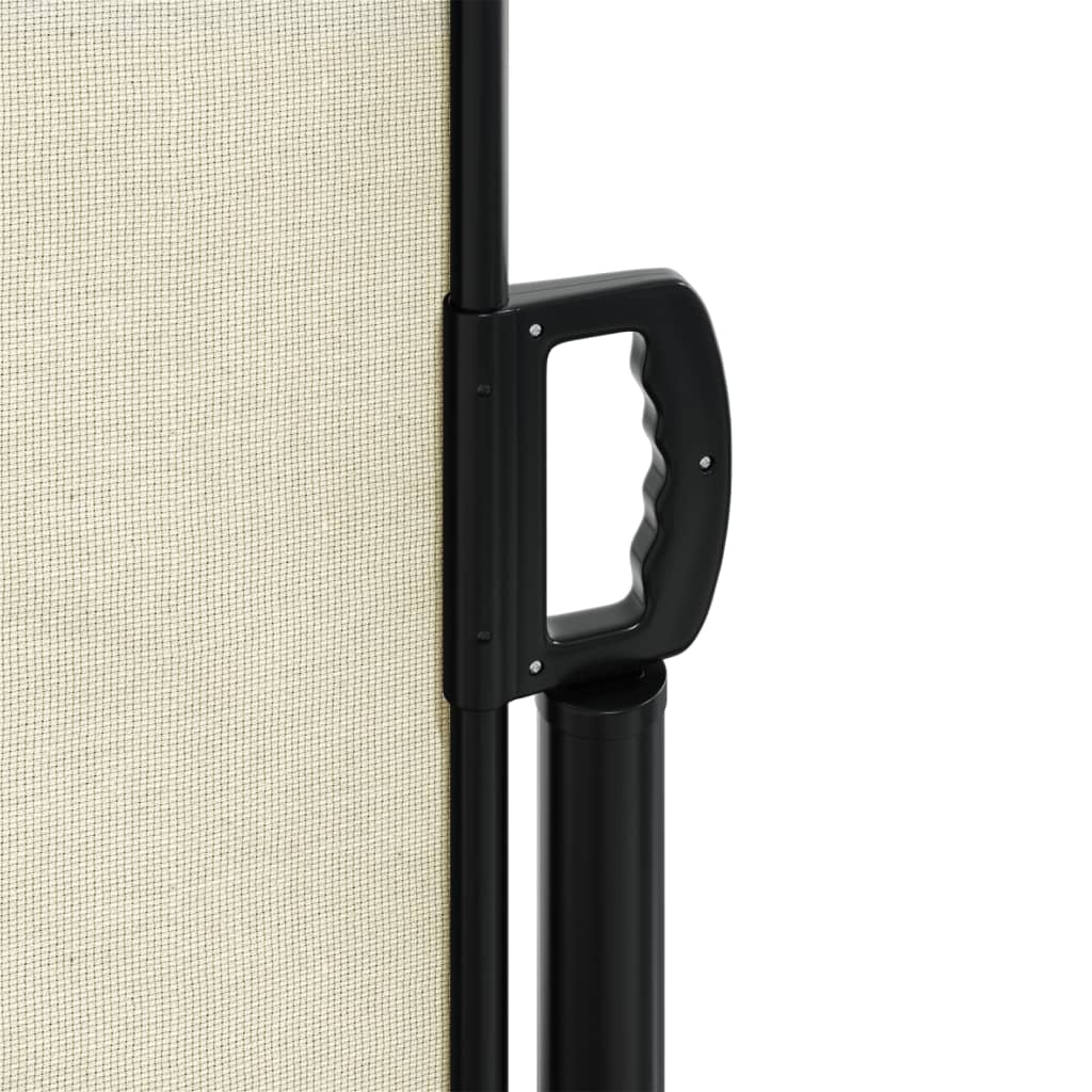 vidaXL Auvent latéral rétractable crème 160x300 cm