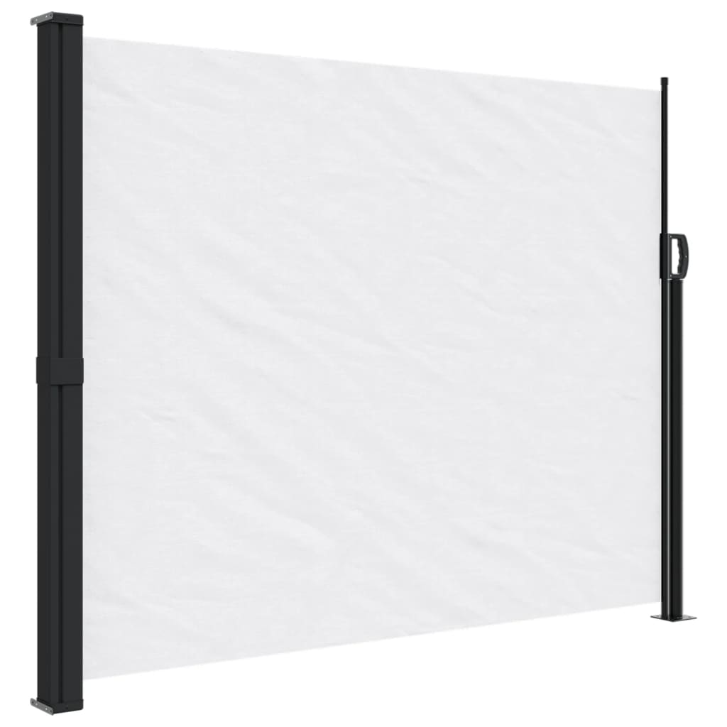vidaXL Auvent latéral rétractable blanc 160x300 cm