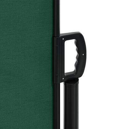 vidaXL Auvent latéral rétractable vert foncé 170x300 cm