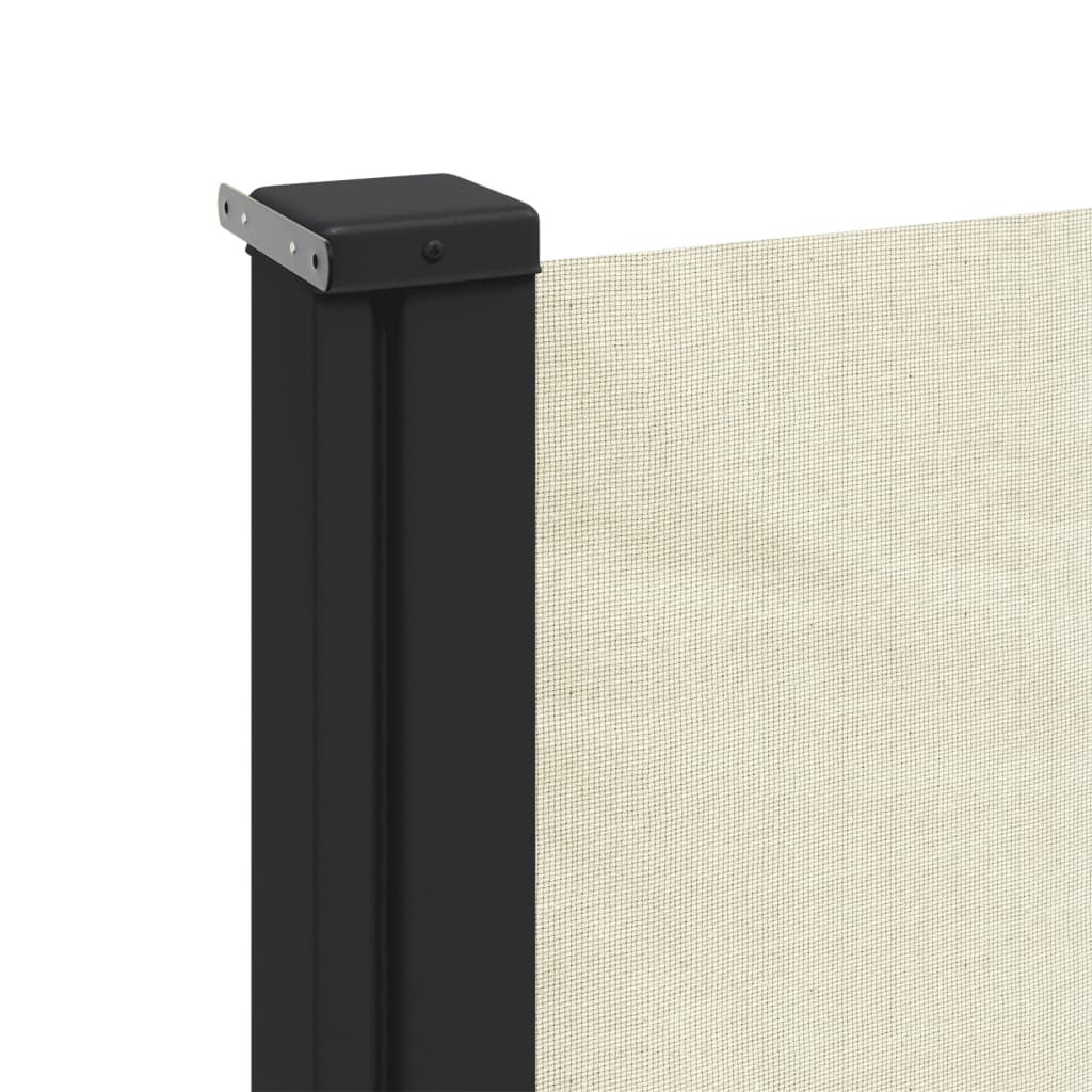 vidaXL Auvent latéral rétractable crème 180x300 cm