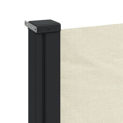 vidaXL Auvent latéral rétractable crème 180x300 cm