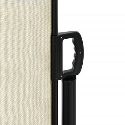 vidaXL Auvent latéral rétractable crème 180x300 cm