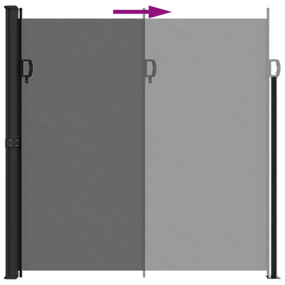 vidaXL Auvent latéral rétractable anthracite 200x300 cm