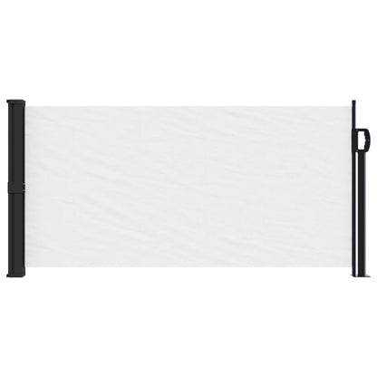 vidaXL Auvent latéral rétractable blanc 100x500 cm