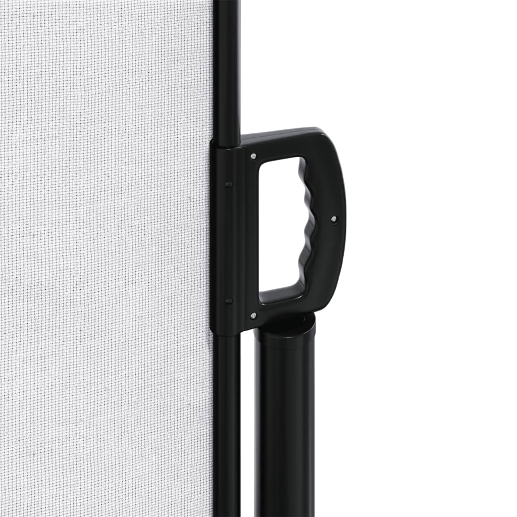 vidaXL Auvent latéral rétractable blanc 100x500 cm
