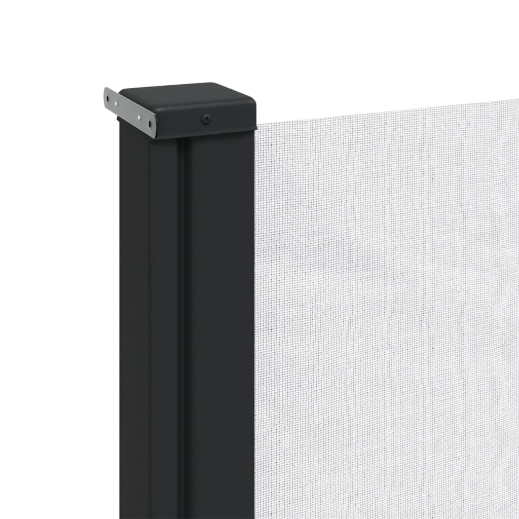 vidaXL Auvent latéral rétractable blanc 120x500 cm