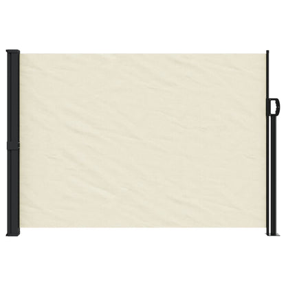 vidaXL Auvent latéral rétractable crème 140x500 cm