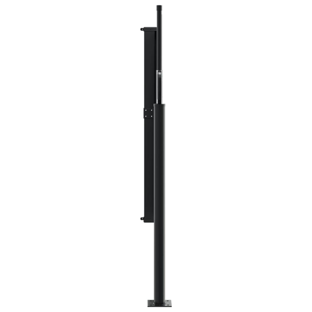 vidaXL Auvent latéral rétractable marron 140x500 cm