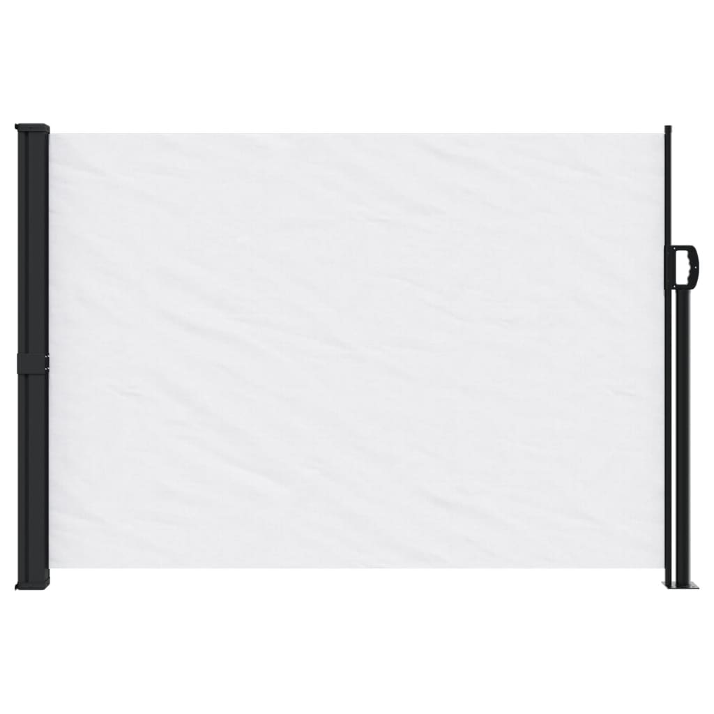 vidaXL Auvent latéral rétractable blanc 140x500 cm