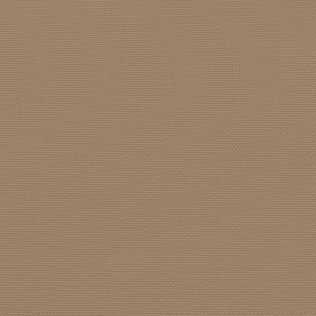 vidaXL Auvent latéral rétractable taupe 140x500 cm
