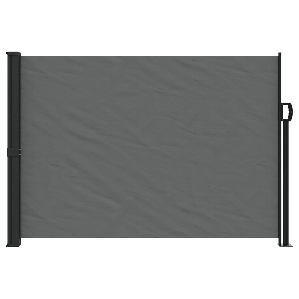 vidaXL Auvent latéral rétractable anthracite 140x500 cm
