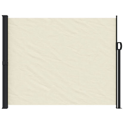 vidaXL Auvent latéral rétractable crème 160x500 cm