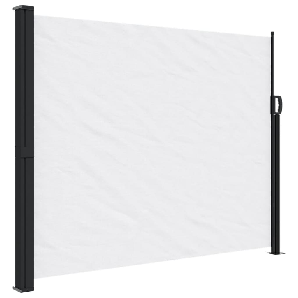 vidaXL Auvent latéral rétractable blanc 160x500 cm