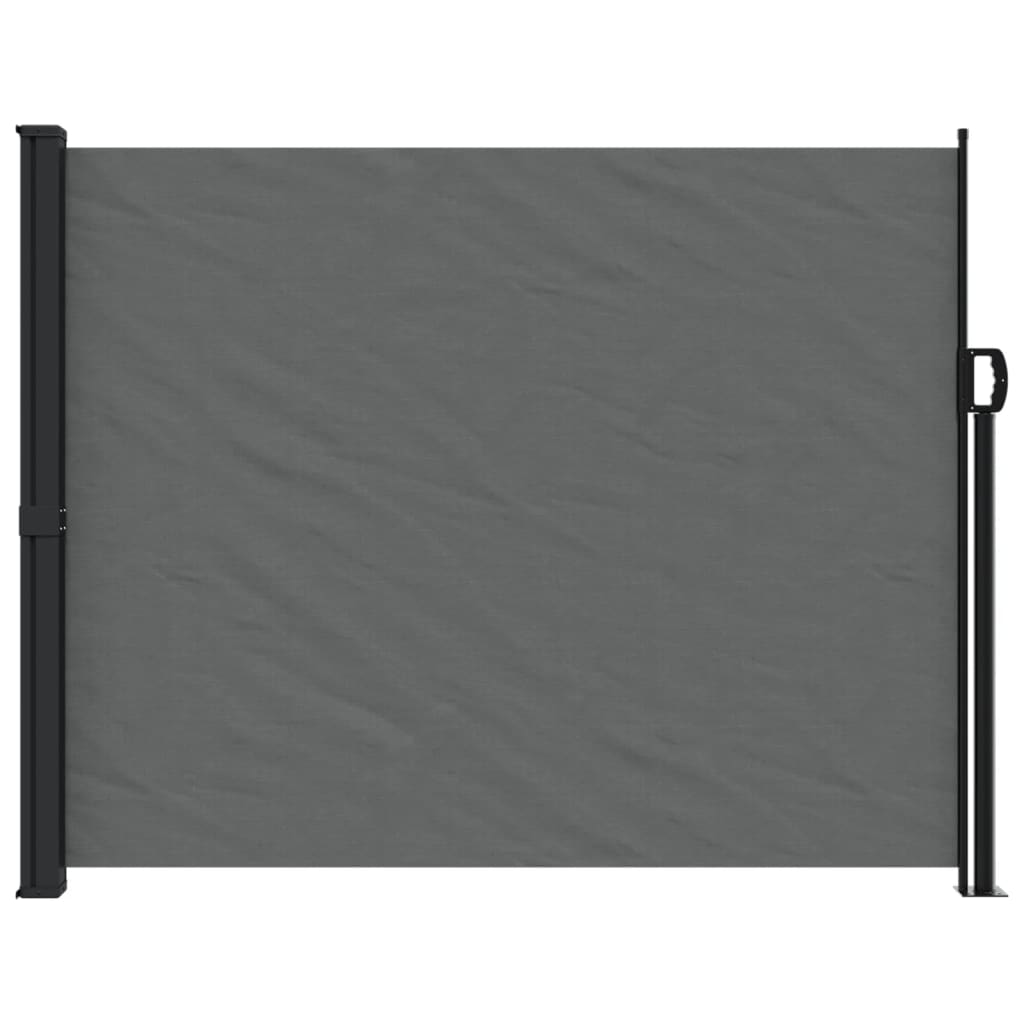 vidaXL Auvent latéral rétractable anthracite 160x500 cm