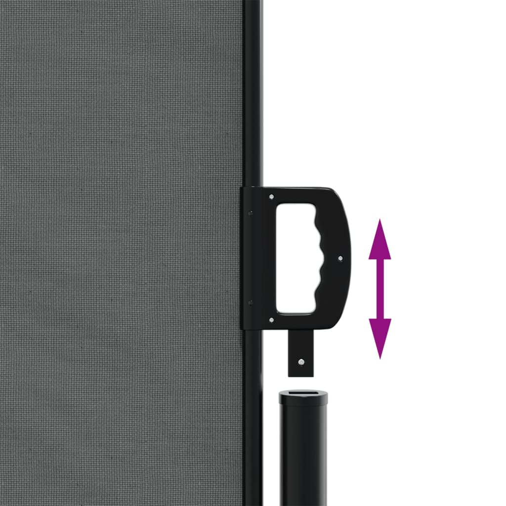 vidaXL Auvent latéral rétractable anthracite 160x500 cm