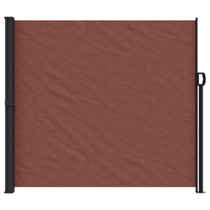vidaXL Auvent latéral rétractable marron 180x500 cm