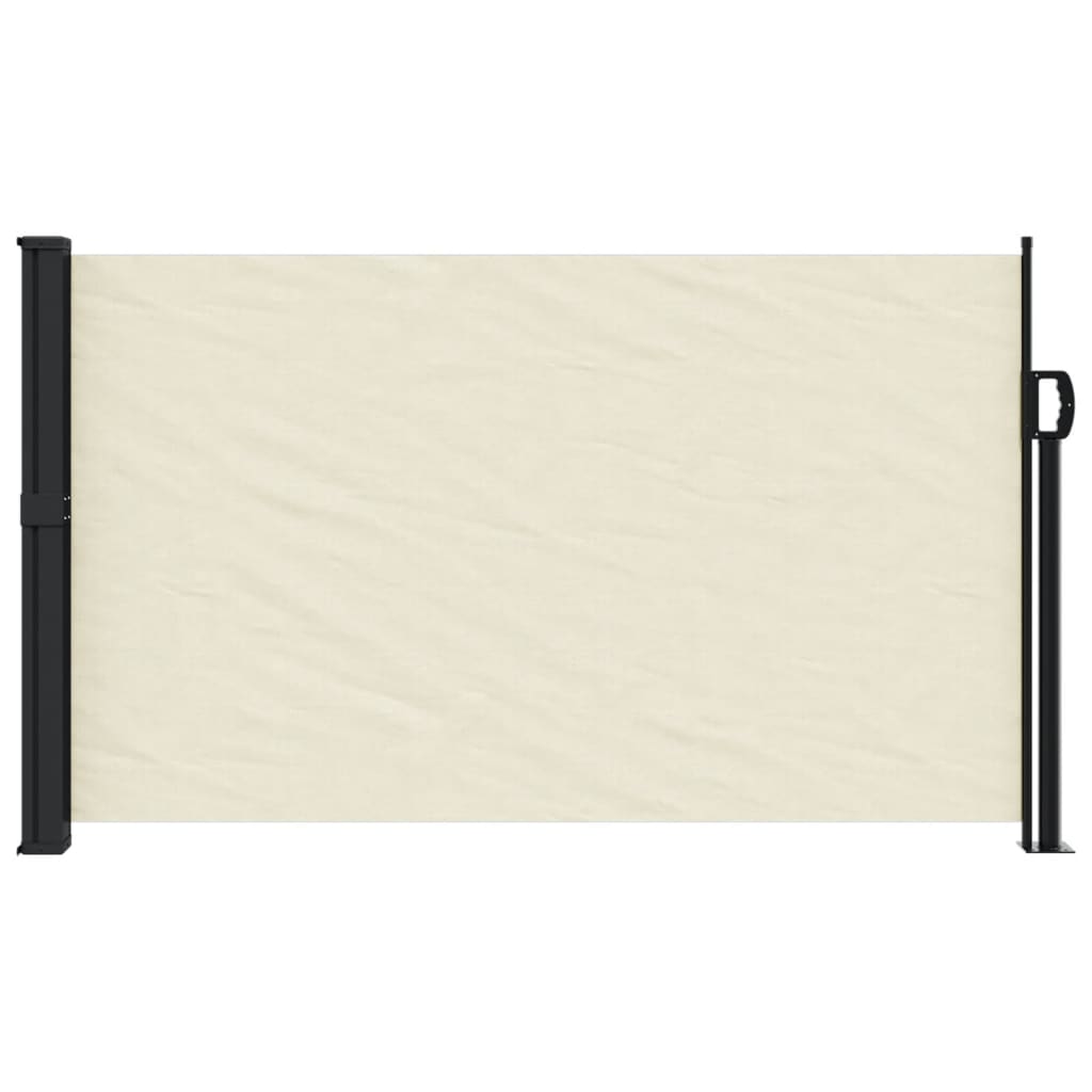 vidaXL Auvent latéral rétractable crème 120x600 cm
