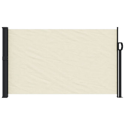 vidaXL Auvent latéral rétractable crème 120x600 cm